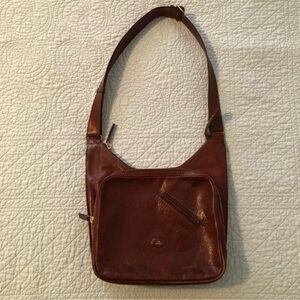The Bridge leather crossbody saddle bag shoulder bag purse.
